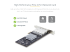 StarTech.com 4-Port GbE SFP Network Card, PCIe 2.0 x2, Intel I350-AM4 4x 1GbE Controller, 1000BASE Copper/Fiber Optic, Quad-Port Gigabit Ethernet NIC, Desktop/Server Backplanes - Tillbaka