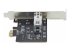 StarTech.com 1-Port GbE SFP Network Card, PCIe 2.1 x1, Intel I210-IS, 1GbE Controller, 1000BASE Copper/Fiber Optic, Single-Port Gigabit Ethernet NIC, Desktop/Server Backplanes - Höger vinkel