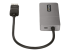StarTech.com 3-Port MST Hub, DisplayPort to Triple HDMI Monitors, 4K 60Hz, DP 1.4 Multi-Monitor Video Adapter with 1ft (30cm) Built-in Cable, USB Powered, Windows Only - Höger sida