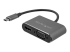 StarTech.com USB-C till VGA- och HDMI-adapter - Höger vinkel