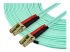 StarTech.com 15 m OM3 LC till LC-multiläge duplex fiberoptisk patchkabel - Närbild