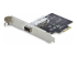 StarTech.com 1-Port GbE SFP Network Card, PCIe 2.1 x1, Intel I210-IS, 1GbE Controller, 1000BASE Copper/Fiber Optic, Single-Port Gigabit Ethernet NIC, Desktop/Server Backplanes - Vänster vinkel