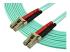 StarTech.com 7 m OM3 LC till LC-multiläge duplex fiberoptisk patchkabel - Höger vinkel