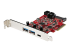 StarTech.com 5-ports USB PCIe-kort - Vänster vinkel