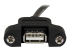 StarTech.com 60 cm panelmontering USB-kabel A till A - Närbild