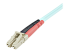 StarTech.com 1m (3ft) LC/UPC to LC/UPC OM3 Multimode Fiber Optic Cable, Full Duplex 50/125Âµm Zipcord Fiber Cable, 100G Networks, LOMMF/VCSEL, <0.3dB Low Insertion Loss - Närbild