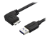 StarTech Smal Micro USB 3.0-kabel - Höger vinkel