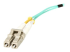 StarTech.com 10m (30ft) LC/UPC to LC/UPC OM3 Multimode Fiber Optic Cable, Full Duplex 50/125Âµm Zipcord Fiber Cable, 100G Networks, LOMMF/VCSEL, <0.3dB Low Insertion Loss - Närbild