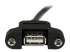 StarTech.com 1 ft Panel Mount USB Cable A to A - Framsidan