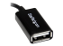 StarTech.com 12 cm högervinklad Micro USB till USB OTG-värdadapter M/F - Närbild