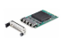 StarTech.com 4-Port RJ45 Gigabit OCP 3.0 Server Network Card, Intel I350 - Vänster vinkel